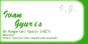 ivan gyuris business card
